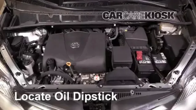 2019 Toyota Sienna XLE 3.5L V6 Aceite Controlar nivel de aceite
